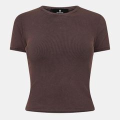 リプレゼント レディース トップス シャツ スリムフィット クロップド Represent Womens Cropped Slim Fit Baby Tee Cherry Truffle