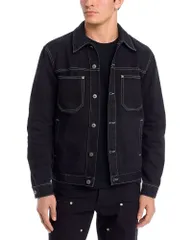 オフホワイト メンズ アウター ジャケット・ブルゾン OffWhite Half Arrow Trucker Jacket Black ブラックのサムネイル