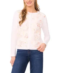 テッドベーカー レディース アウター カーディガン セーター Ted Baker Cassia Cardigan Sweater Bright White ホワイトのサムネイル