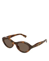 ヴァレンティノ レディース アクセサリー サングラス・アイウェア Valentino Garavani Valentinoval Sunglasses 52mm Havanaのサムネイル