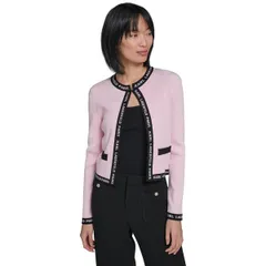 カール ラガーフェルド レディース アウター カーディガン Karlagerfeld Womensportswear Cardigan Ballet Slipperのサムネイル
