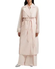 テッドベーカー レディース アウター コート Ted Baker Aplysia Organza Trench Coat Pale Pink ピンクのサムネイル