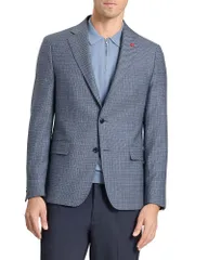 テッドベーカー メンズ アウター ジャケット・ブルゾン Ted Baker Winfred Weave Jacket Blue ブルーのサムネイル