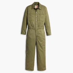 リーバイス レディース トップス ワンピース ジャンプスーツ Levis Womens Iconic Stop Flaxing Junior Jumpsuit Olive Night オリーブのサムネイル