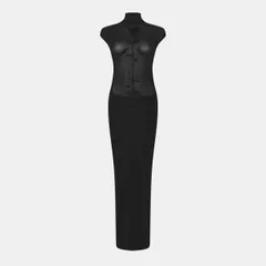 ジャンポール ゴルチエ レディース トップス ワンピース ミディ Jean Paul Gaultier Midi Dress Black ブラックのサムネイル