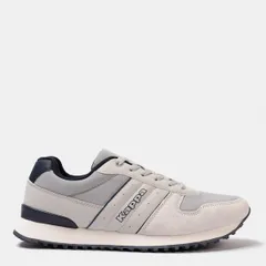 カッパ メンズ シューズ スニーカー Kappa BR Trainer Mens Lt GreyNavy グレーのサムネイル