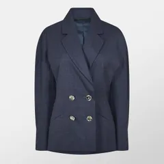 ジバンシー レディース アウター ジャケット・ブルゾン スリムフィット ウール ブレザー GIVENCHY Womens Woolong Sleeve Slim Fit Blazer Denim Blのサムネイル