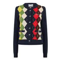 ガニー レディース アウター カーディガン Ganni Womens Cardigan Sky Captain