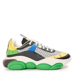 モスキーノ メンズ シューズ スニーカー Moschino Mens LowTop Trainers White ホワイトのサムネイル