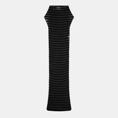 ジャンポール ゴルチエ レディース トップス ワンピース Jean Paul Gaultier The Mariniere Striped Black Dress Black ブラックのサムネイル