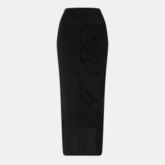 ジャンポール ゴルチエ レディース トップス ワンピース A ライン ミディ Jean Paul Gaultier Womens Midi Structured A Line Dress Blackのサムネイル