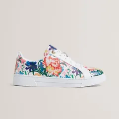 テッドベーカー レディース シューズ スニーカー プリント Ted Baker Ted Printed Trainer White ホワイトのサムネイル
