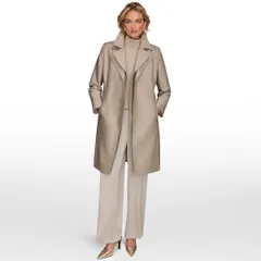 ダナキャラン レディース アウター ジャケット・ブルゾン コート Donna Karan Womens Trench Coaturinのサムネイル