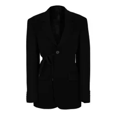 バレンシアガ レディース アウター ジャケット・ブルゾン ブレザー Balenciaga Womens Bal Wrap Blazer Black ブラックのサムネイル