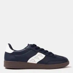 カッパ メンズ シューズ スニーカー Kappa Scafa Trainers Mens Navy ネイビーのサムネイル