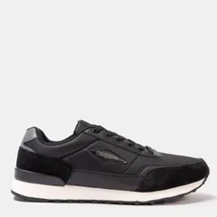 カッパ メンズ シューズ スニーカー Kappa CR Trainers Mens Black ブラックのサムネイル