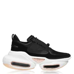 バルマン レディース シューズ スニーカー Balmain BBold Low Top Trainers BlackWht EAB ブラックのサムネイル