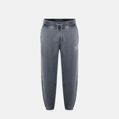 エバーラスト メンズ ボトムス カジュアルパンツ ジョガーパンツ フリース Everlast Mens NYC Jog Closed Hem Fleece Joggers Washed Grey グレのサムネイル