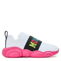 モスキーノ レディース シューズ スニーカー Moschino Womens LowTop Trainers White ホワイトのサムネイル