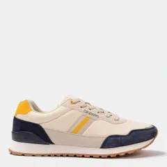 カッパ メンズ シューズ スニーカー Kappa DR Trainers Mens BeigeNavy ネイビーのサムネイル