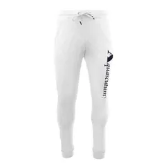 アクアスキュータム メンズ ボトムス カジュアルパンツ ジョガーパンツ フリース Aquascutumens Closed Hem Fleece Joggers White ホワイトのサムネイル