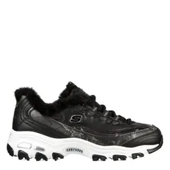 スケッチャーズ レディース シューズ スニーカー Skechers Womens D Lites 1 Classic LowTop Trainers Black ブラック