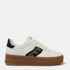 カッパ レディース シューズ スニーカー プラットフォーム Kappa Scafa Platform Ladies Trainers White ホワイトのサムネイル