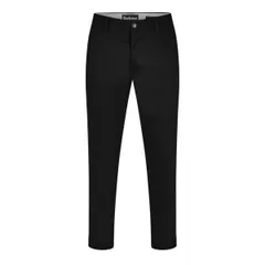 バブアー メンズ ボトムス カジュアルパンツ Tシャツ スエード Barbour Sueded Sateen Slim Trousers Black BK31 ブラックのサムネイル