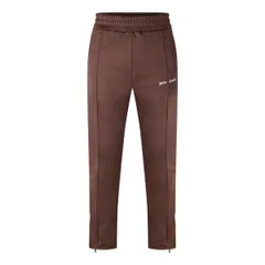 パーム・エンジェルス メンズ ボトムス カジュアルパンツ トラックスーツ ジョガーパンツ Palm Angels Mens Open Hem Woven Tracksuit Joggers Brownのサムネイル