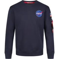 アルファインダストリーズ メンズ アウター パーカー・スウェット セーター Alpha Industriespace Shuttle Sweater 07 Rep Blue ブルーのサムネイル