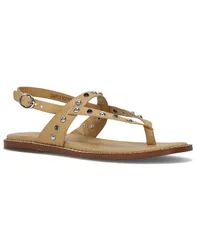 フライ レディース シューズ サンダル Frye and Co Womens Bucky Studded Thong Flat Sandals Light Flaxのサムネイル