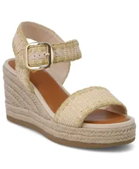 ミア レディース シューズ サンダル MIA Womens Beverlee Raffia Espadrille Wedge Sandals Boneのサムネイル