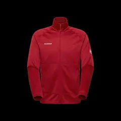 マムート メンズ アウター パーカー・スウェット フリース Mammut Mens Full Zip Fleece Red レッドのサムネイル