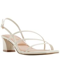 アルド レディース シューズ サンダル ヒール ALDO Womens Maegann Strappy Block Heel Dressandals White Smooth ホワイト