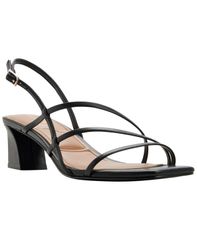 アルド レディース シューズ サンダル ヒール ALDO Womens Maegann Strappy Block Heel Dressandals Black Smooth ブラック