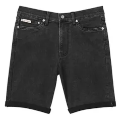 カルバンクライン メンズ ボトムス ハーフパンツ・ショーツ ショートパンツ デニム Calvin Klein Jeans Mens Denim Shorts Essential Black ブラック