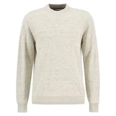 バブアー メンズ アウター ニット・セーター クルーネック Barbour Mens Flaxby Crew Neck Neutralのサムネイル