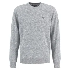 バブアー メンズ アウター ニット・セーター クルーネック Barbour Mens Flaxby Crew Neck Navy ネイビーのサムネイル