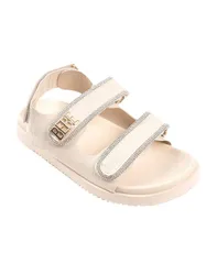 ベベ レディース シューズ サンダル ロゴ Womensandal with Rhinestone Rope Binding and bebe Logo Rivet Detail Sandals Nuのサムネイル
