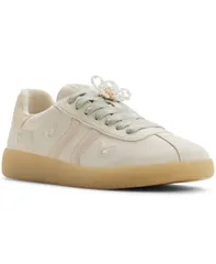 アルド レディース シューズ スニーカー レース ALDO Womens Chic LaceUp Sneakers Cream Suede クリームのサムネイル