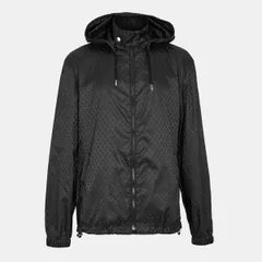 アレキサンダー・マックイーン メンズ アウター ジャケット・ブルゾン Alexander McQueen Mens Weatheresistant Windbreaker Black ブラックのサムネイル