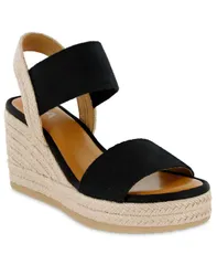 ミア レディース シューズ サンダル MIA Womens Brittni Espadrille Wedge Sandals Black ブラックのサムネイル