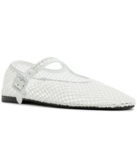 アルド レディース シューズ パンプス メッシュ ALDO Womens Alissie Mesh Almond Toe Ballerinas Flats White Mesh ホワイト