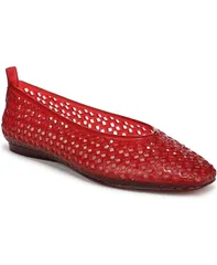 ナチュライザー レディース シューズ パンプス Naturalizer Womens CarlaJelly Square Toe Flats Hearts Flame Red Jelly レッドのサムネイル