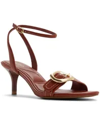 アルド レディース シューズ サンダル ラップワンピース アンクル ALDO Womens Emmarose Ankle Wrap Dressandals Cognac Smoothのサムネイル
