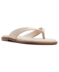 アルド レディース シューズ サンダル ALDO Womens Autumnlee Thong Flat Sandals Ivory Smooth アイボリー