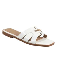 ベベ レディース シューズ サンダル Womens Fashion Sandal Trendy and Stylish Footwear with bebe Rivet White ホワイトのサムネイル