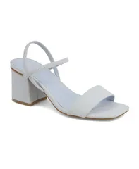 ミア レディース シューズ サンダル ヒール MIA Womens Zissy Strappy Block Heel Dressandals Baby Blue ブルーのサムネイル