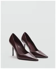 マンゴ レディース シューズ パンプス ヒール MANGO Womens HighHeeled Shoes Chocolate チョコレートのサムネイル