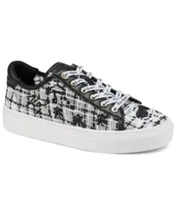 カール ラガーフェルド レディース シューズ スニーカー レース KARLAGERFELD PARIS Womens Cate Whimsy LaceUp Sneakers Black Multi ブのサムネイル